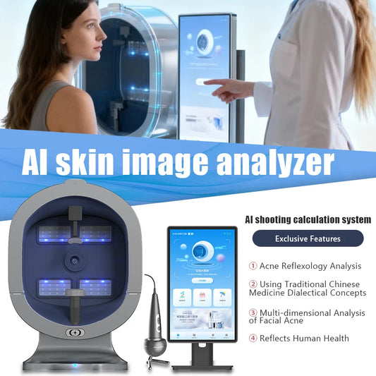 2026 Magic Mirror 3D Digital Facial Analysis Machine Product Desc Skin Analyzer AI Intelligent Image Instrument Detector