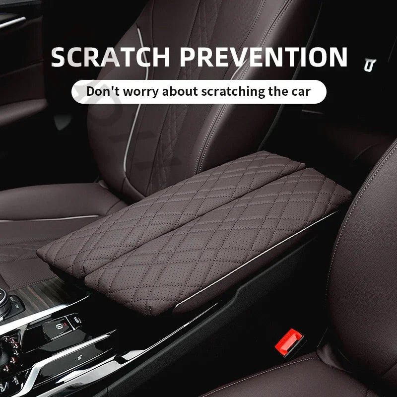 2PCS Car Central Armrest Box Console Cover Auto Styling Accessory For BMW Series5 G30 G38 F10 F11 F18 F15 F16 G05 G07 X5X6X7 LHD