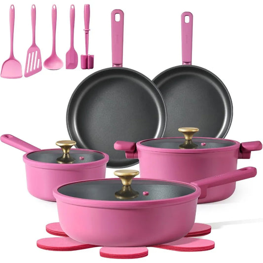 Hign Concerned Nonstick Pots and Pans with Stay Cool Handles