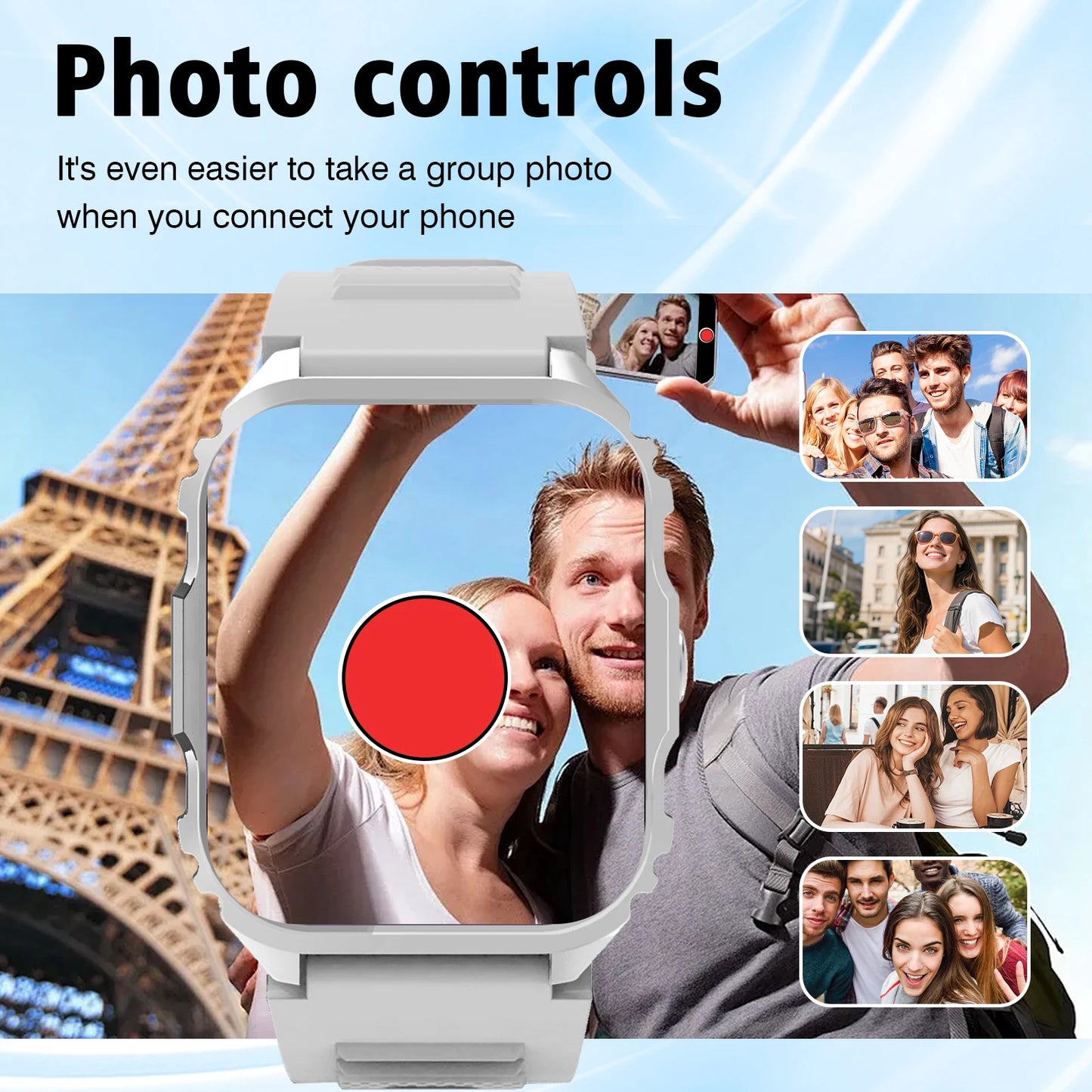 Smart Watch Men Women Wristwatches Smart Watch Message Fitness Monitor Bracelet Birthday Gift Electronic Clock for Android IOS