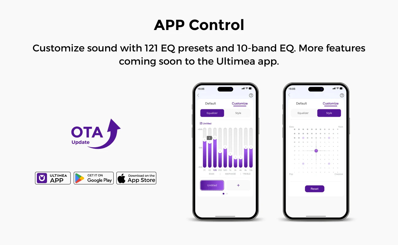 ULTIMEA 340W 5.1CH Surround Sound Bar with Dolby Atmos and Subwoofer, VoiceMX,BassMX, APP Control, Home Theater Soundbar Speaker