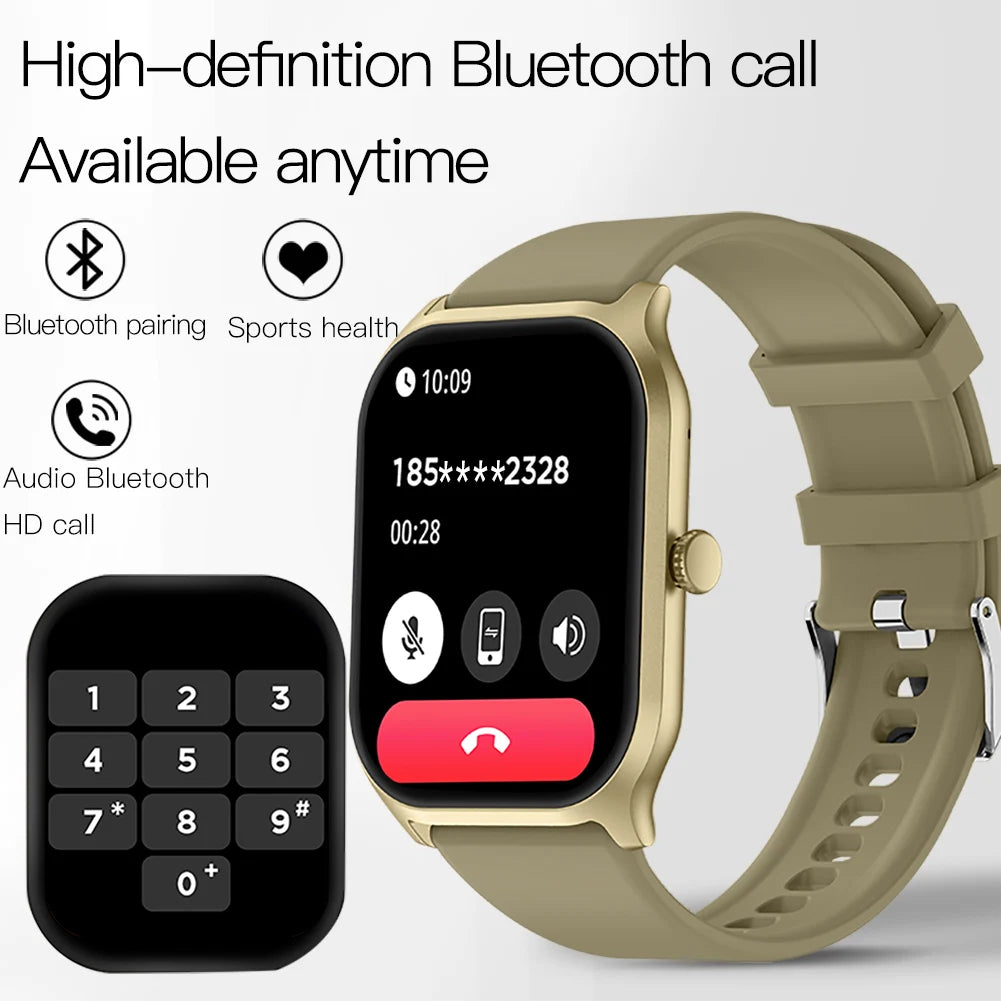 OLEVS 8205 Smart Sports Watch Bluetooth Voice Assistant Smart Multiple Sports Scenarios Health Management Smart Men Women Watche