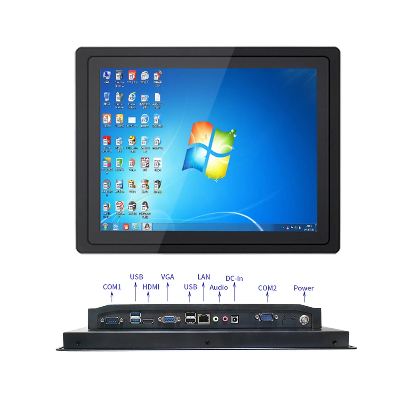 Balahome Industrial All In One Touch Panel PC J1900
