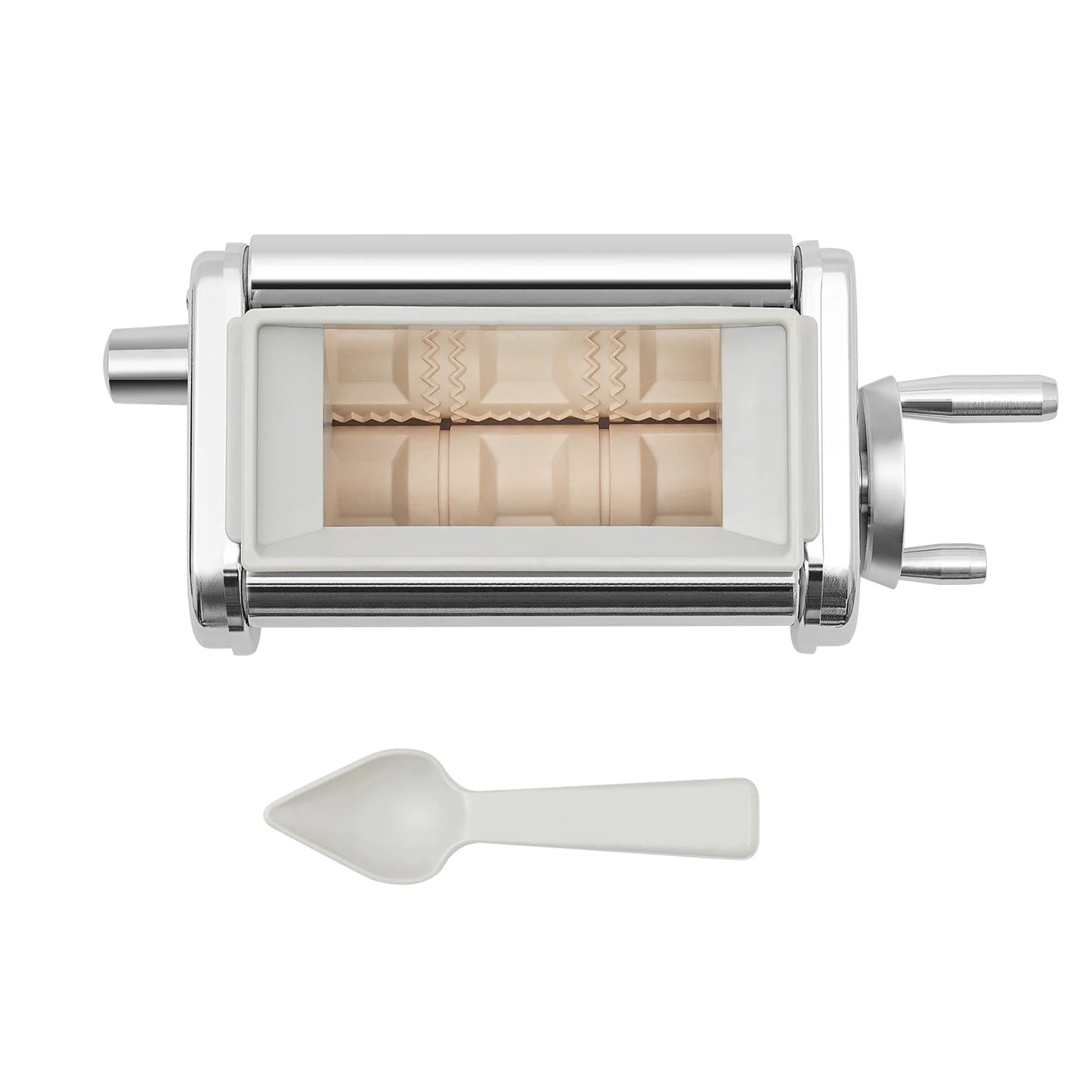 Ravioli Maker Attachment,Multipurpose Manual Ravioli Maker,Stainless Steel Dumpling Maker Attachment,for Home & Restaurant