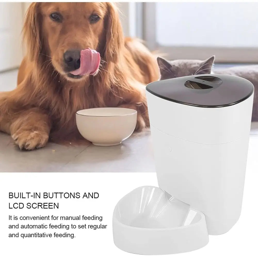 Intelligent Feeder Convenient Automatic Feeding for Dogs Cats USB Power Supply