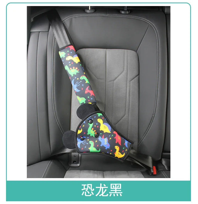 Car Child Seat Belt, Seat Shoulder Cover Holder, Seat Belt Protective Cover, Child Neck Limiter, Belly Protection