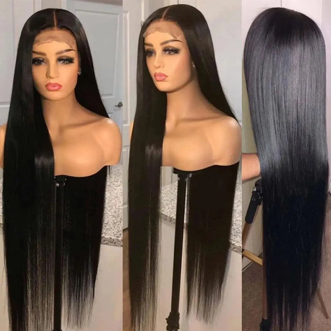 13x4 Bone Straight Lace Front Wig 13x6 Hd Transparent Brazilian 30 40 Inch Human Hair Wigs For Black Women 360 Lace Frontal Wig