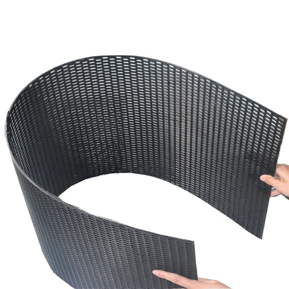 Universal Car Racing Honeycomb Mesh Black Plastic Car Bumper Grill Spoiler Bumper Vent Car Bumper Grill 47''x16''
