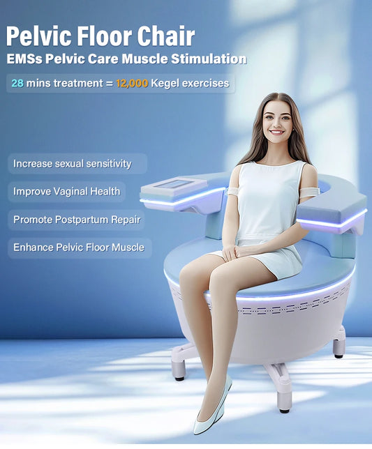 New Professional Pelvic Floor Muscle Repair Pelvic Machine Muscle Exerciser Chair for Home Use Postpartum Repair Ems Machine2026