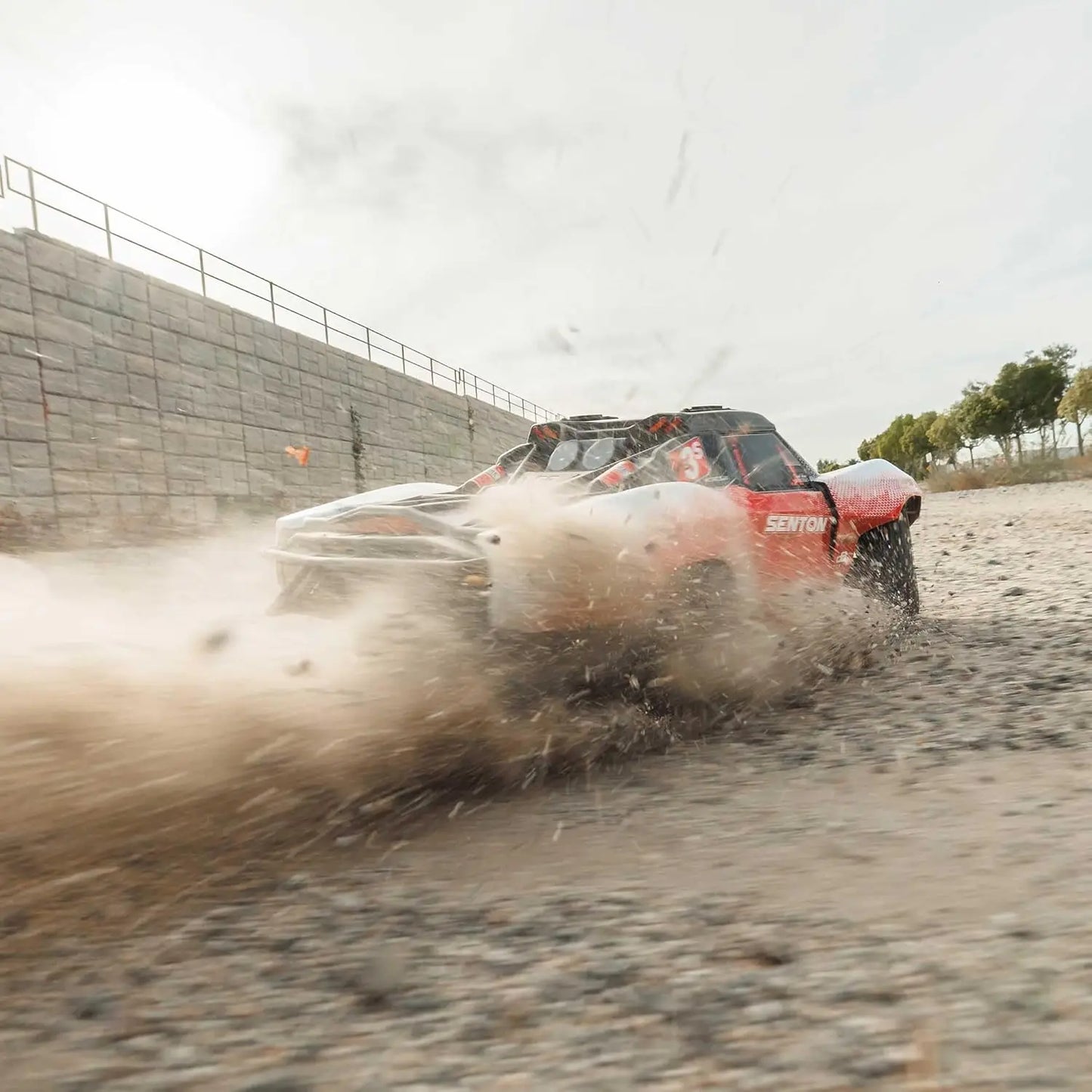 BRUSHLESS Short Course Truck RTR (Battery and Charger Not Included) with DSC, RED, ARA4303V4T2