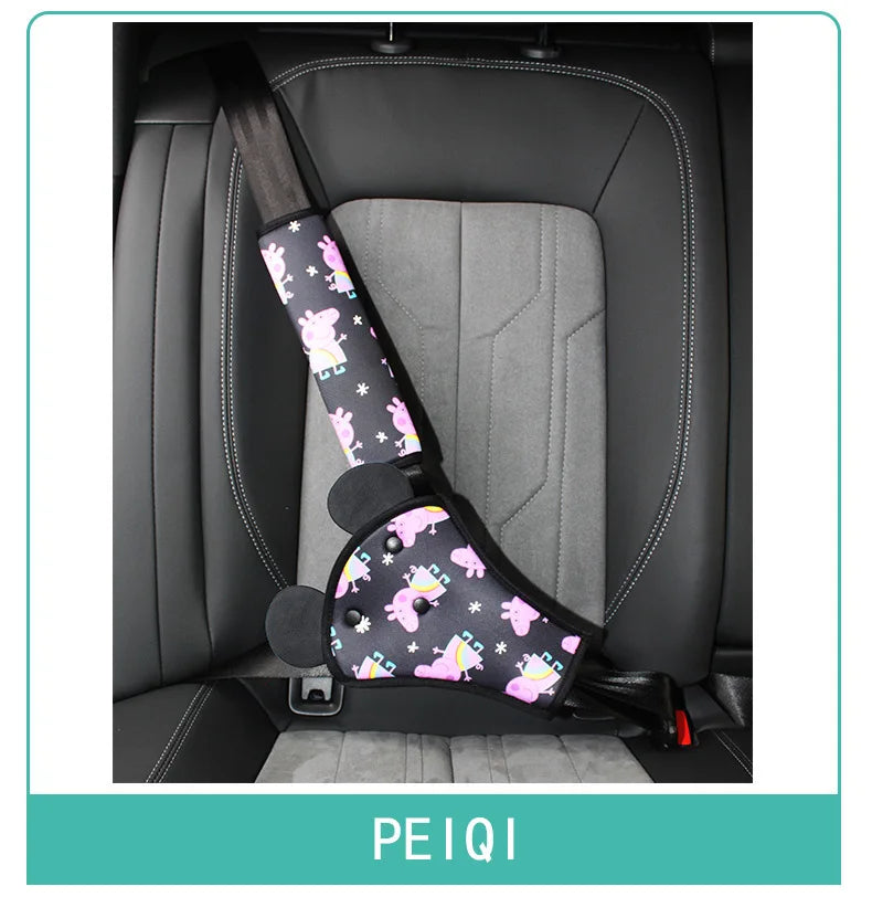 Car Child Seat Belt, Seat Shoulder Cover Holder, Seat Belt Protective Cover, Child Neck Limiter, Belly Protection