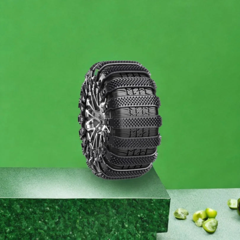 Car Tire Anti-skid Chain Winter Emergency Thickening And Widening Universal Car Off-road Vehicle Plastic Track Anti-skid Tie