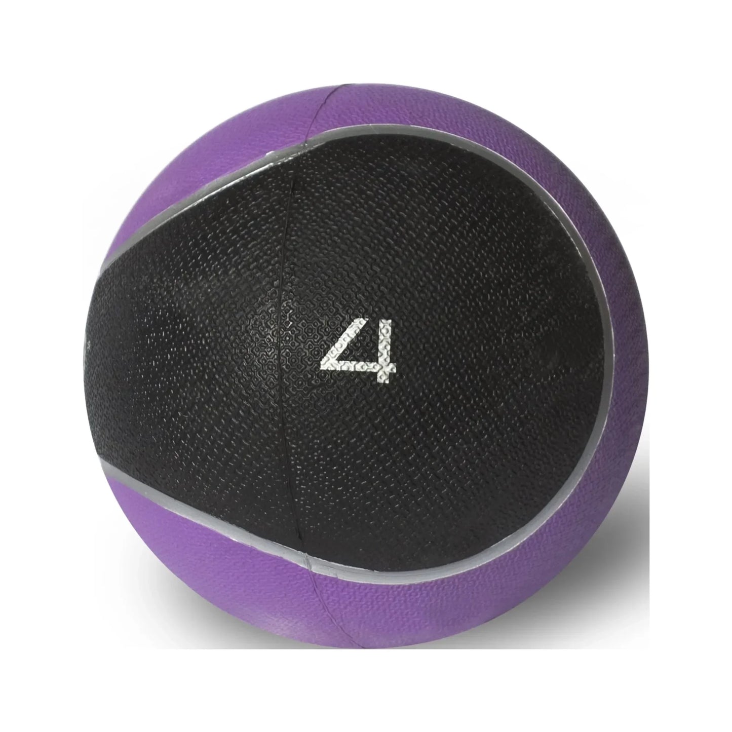 4lb Rubber Medicine Ball, Textured Grip for Strength Training, CrossFit & Gym Workouts, Durable & Bounce Resistant
