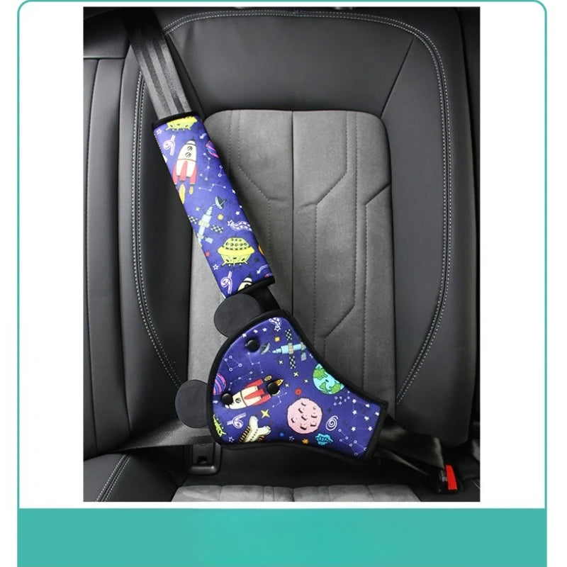 Car Child Seat Belt, Seat Shoulder Cover Holder, Seat Belt Protective Cover, Child Neck Limiter, Belly Protection