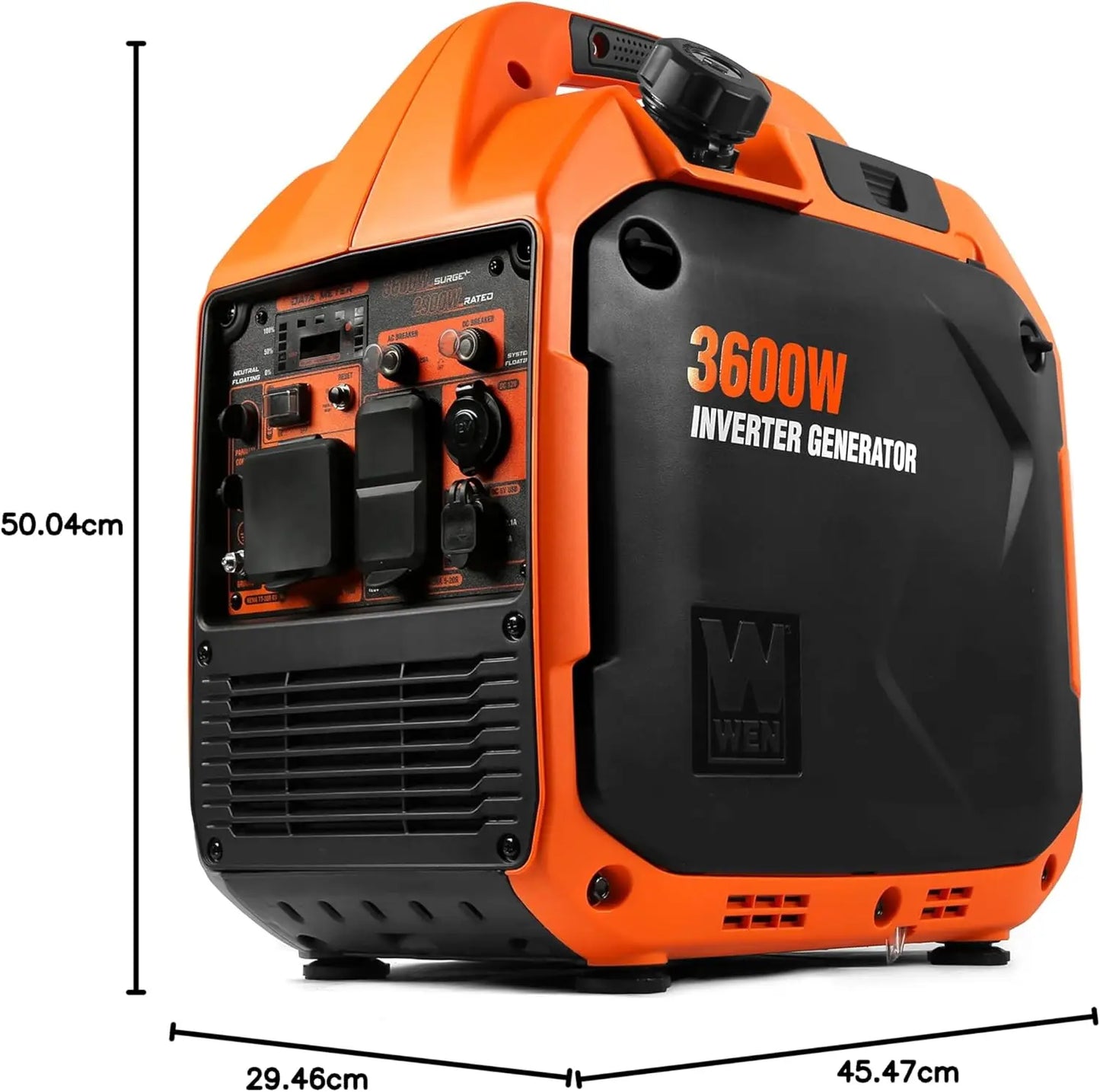 3600-Watt Portable Inverter Generator, RV-Ready, Quiet And Lightweight With Fuel Shut Off (56360i),customizable