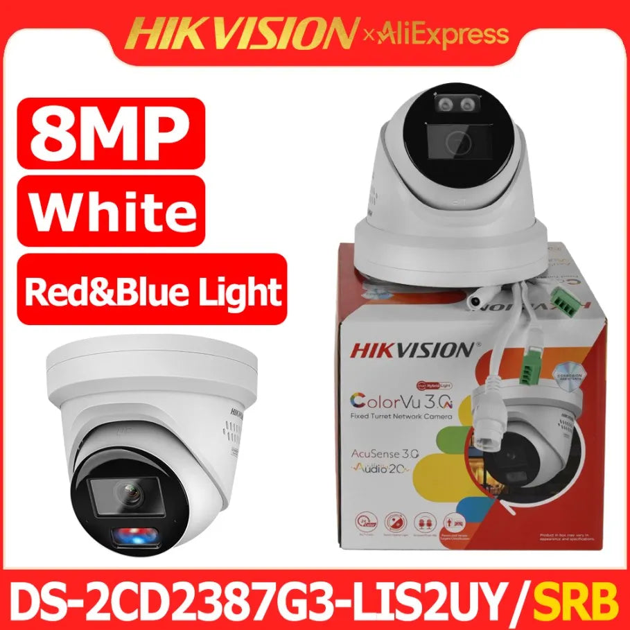 Hikvision 8MP 4K Smart IP Camera DS-2CD2387G3-LIS2UY