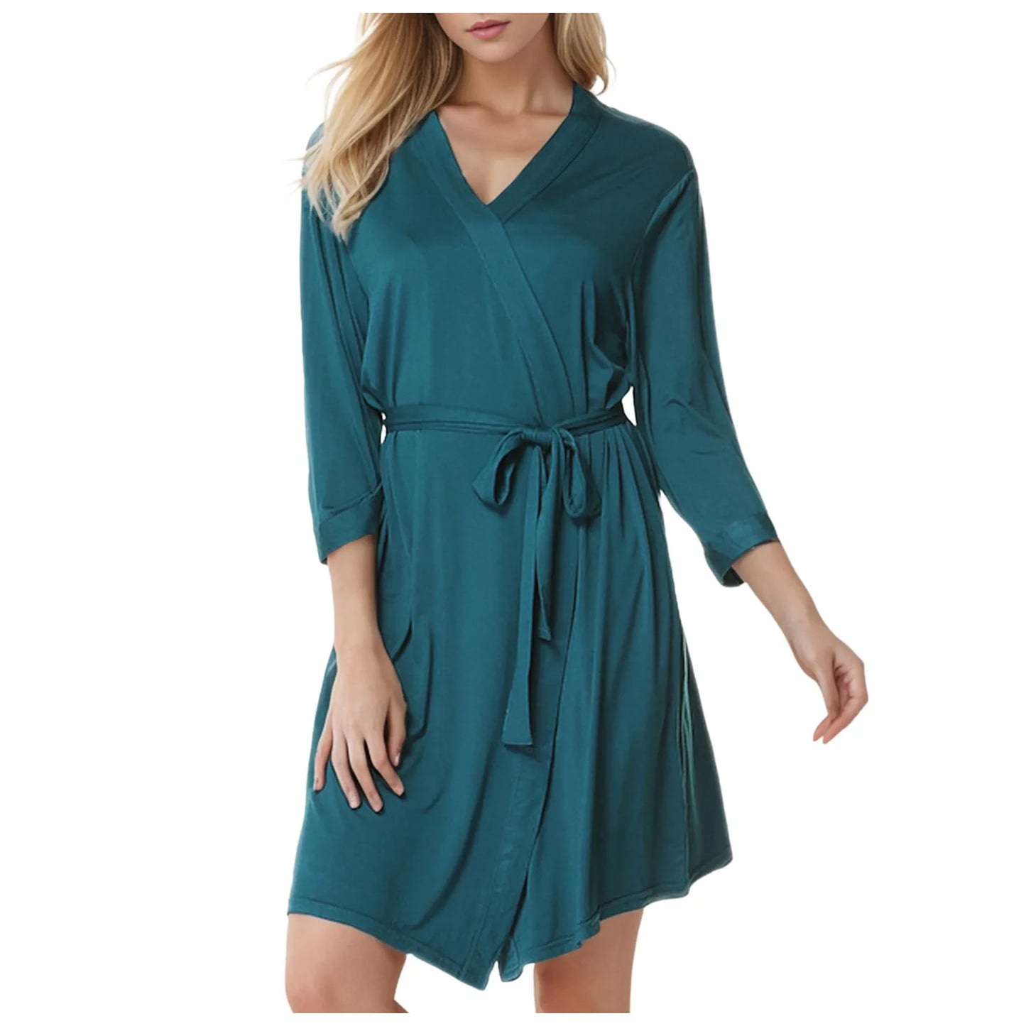 Summer New Home Bathrobes Absorbent Simple Bath Towels Tie Waist Comfortable Women'S Pajamas Night Dress Woman Woman Nightwear