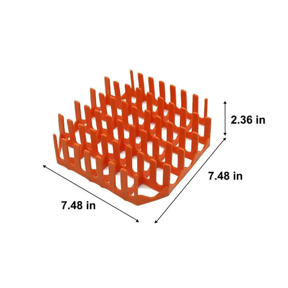 Air Fryer Bacon Cooker Tray Silicone Bacon Rack Tray Grease Catcher Non-Stick Perfect For Oven Microwave Cooking Bacon Sausage