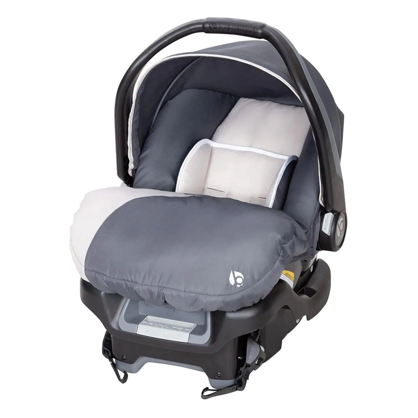 Newborn Baby Infant Car Seat Carrier Travel System with Harness and Extra Cozy Cover for Babies Up to 35 Pounds, Modern Khaki
