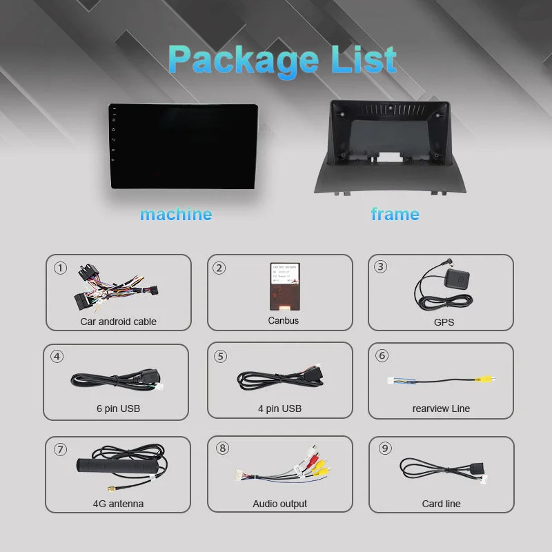 Android 15 For Renault Megane 2 2002-2009 2K QLED Android Car Radio Multimedia Video Player GPS Stereo CarPlay 4G Navigationv BT