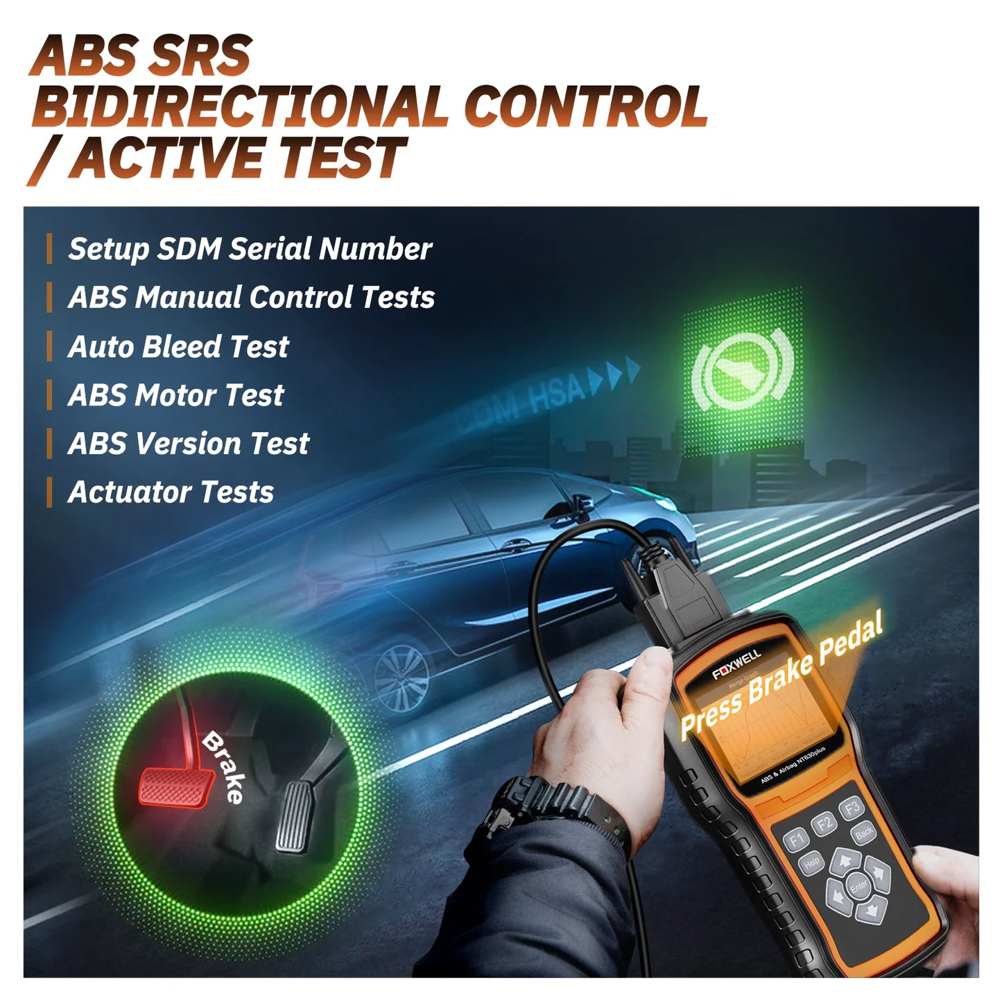 OBD2 Automotive Scanner Engine ABS SRS EPB OIL SAS Calibration ODB OBD2 Code Reader FOXWELL NT630 Plus Auto Car Diagnostic Tool