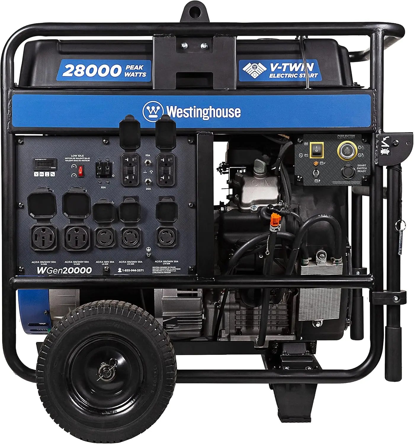 XMSJ 28000 Peak Watt Portable Home Backup Generator Electric Start