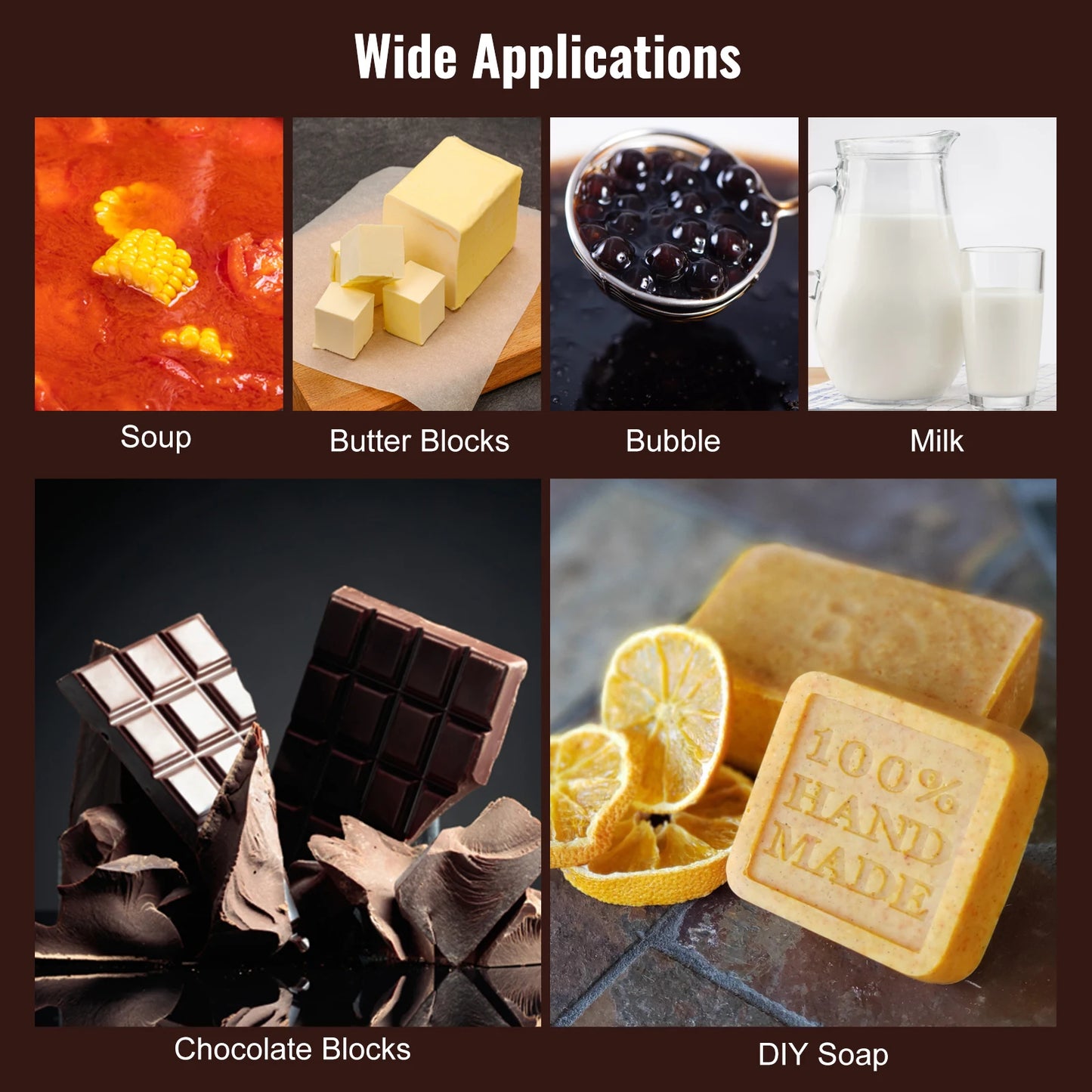 SucceBuy Double Cylinder Electric Chocolate Tempering Machine