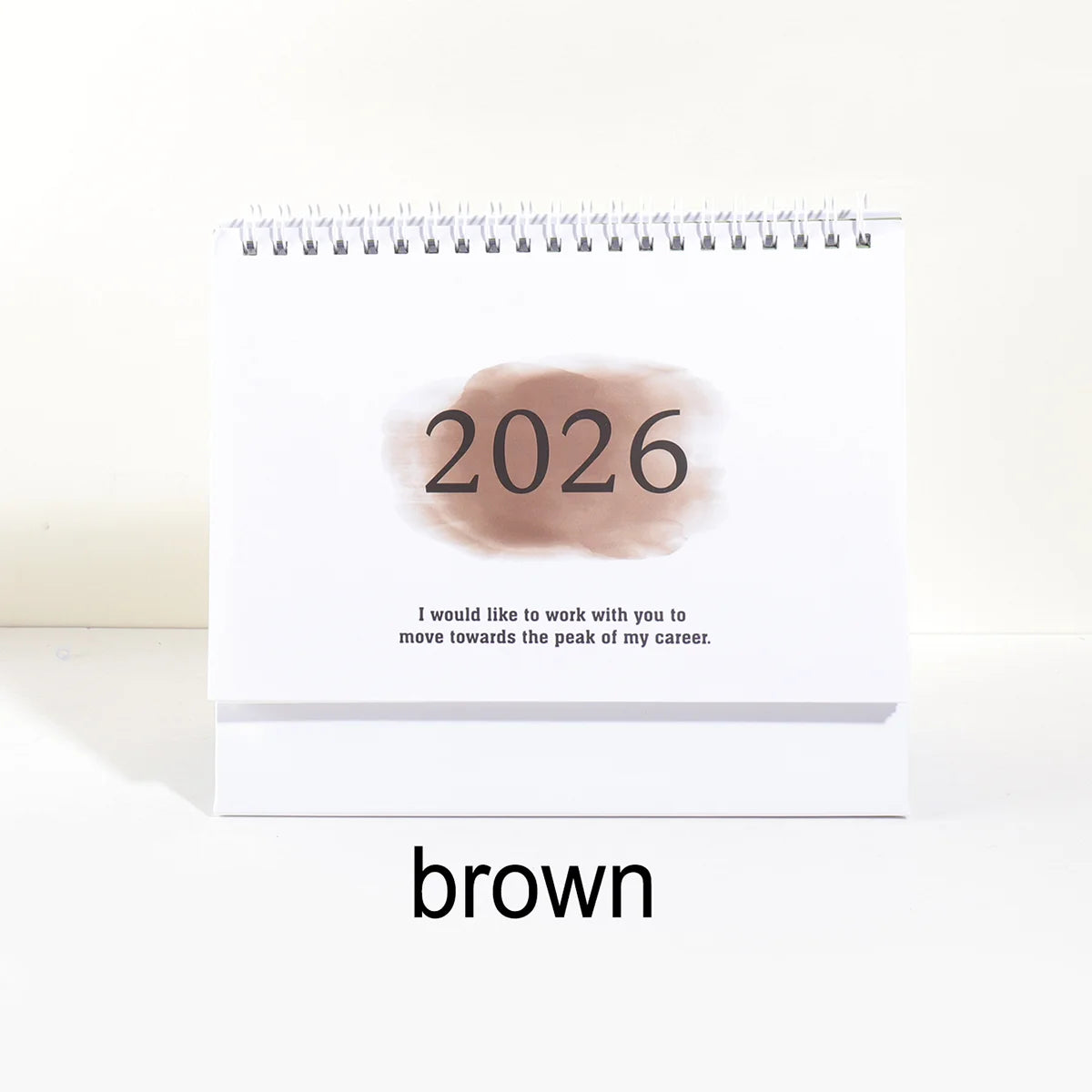 1 pc New 2026 Monthly Desktop Calendar, Portable Foldable, Back Memo, School Office Desktop & Holiday Decoration, Home Essential