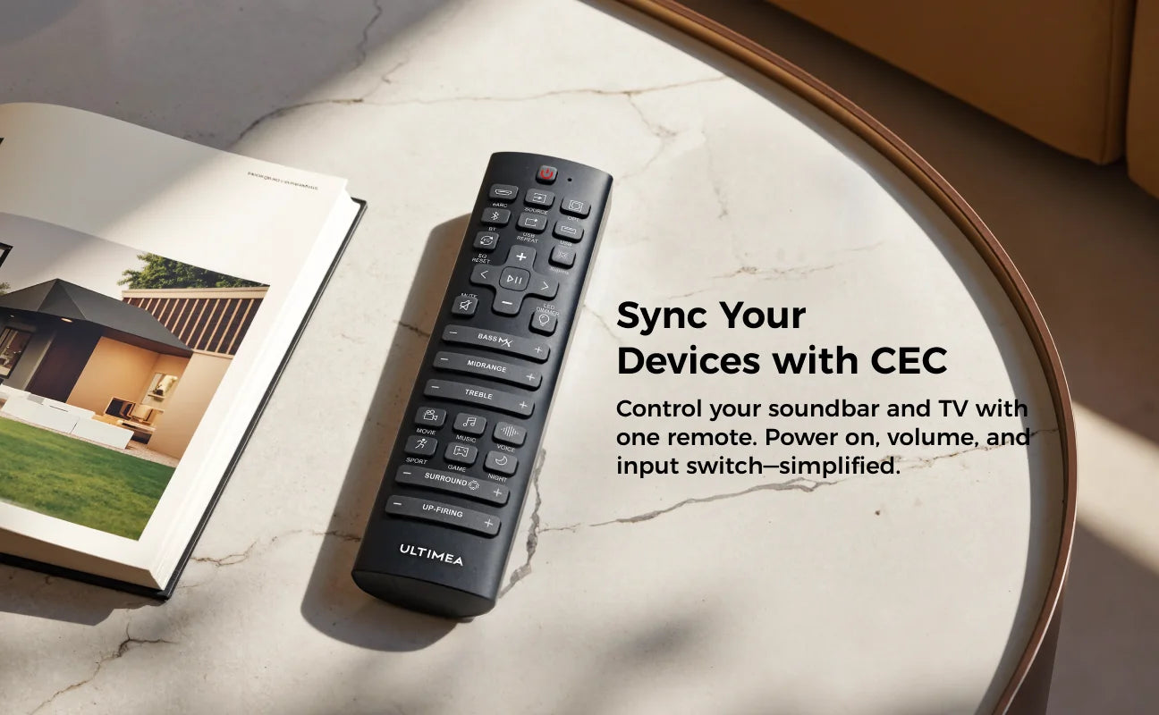 ULTIMEA 460W 5.1.2ch Sound Bar with Dolby Atmos, Surround Sound Home Theater System for TV with 2 Surround Speakers, APP Control