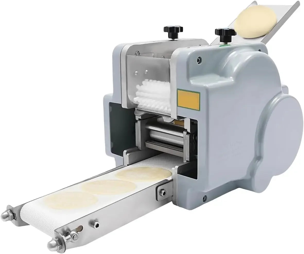 Automatic Dumpling Wrapper Machine, Electric Dumpling Skin Maker and Dough Roller, 9cm/3.54in, 60 sheets per minute 110V 140W