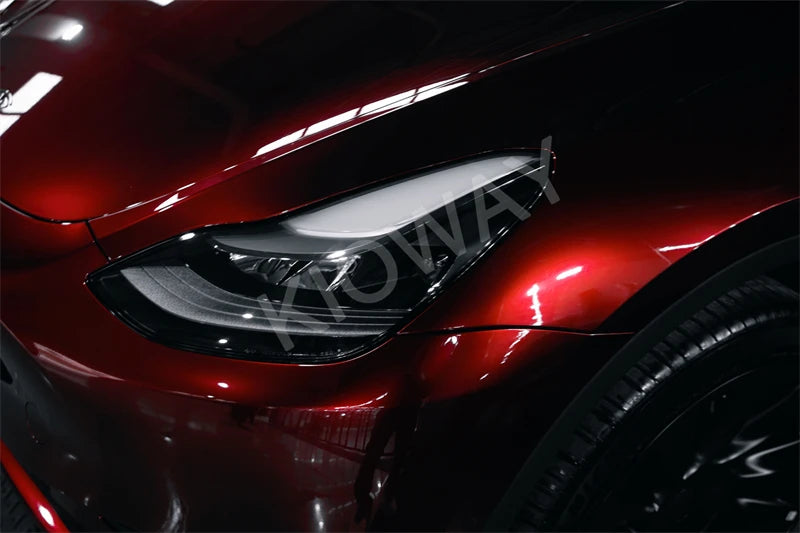 Highest quality PET Liquid Dragon Red vinyl wrap film gloss liquid red wrap vinyl film PET liner for car wrap quality Warranty