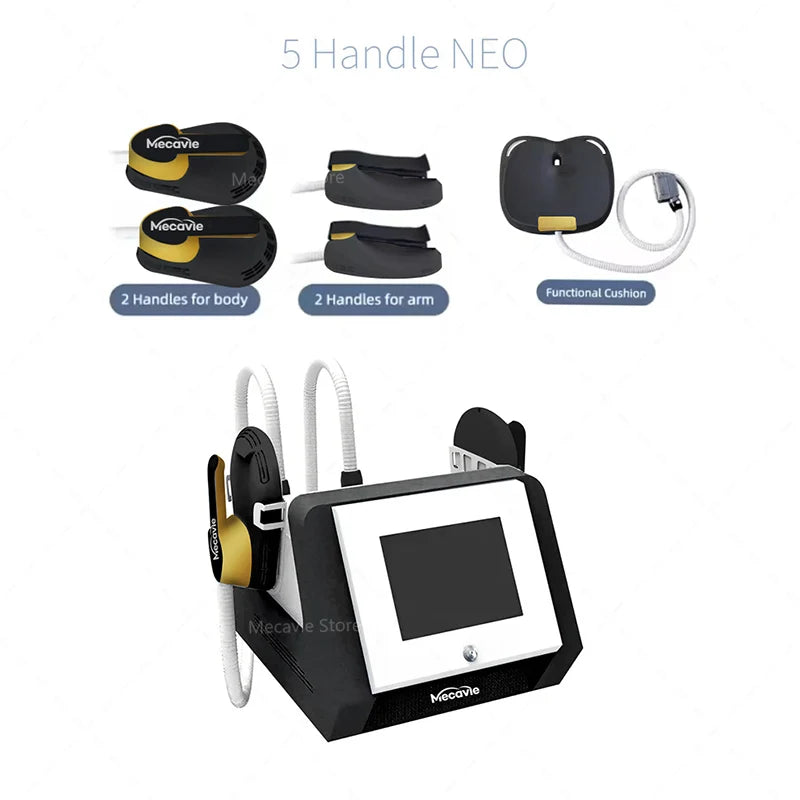 2026 MECAVIE Upgrade NEO 6500W 200HZ EMS RF Body Sculpting Slimming ABS Professional Muscle Building Machine