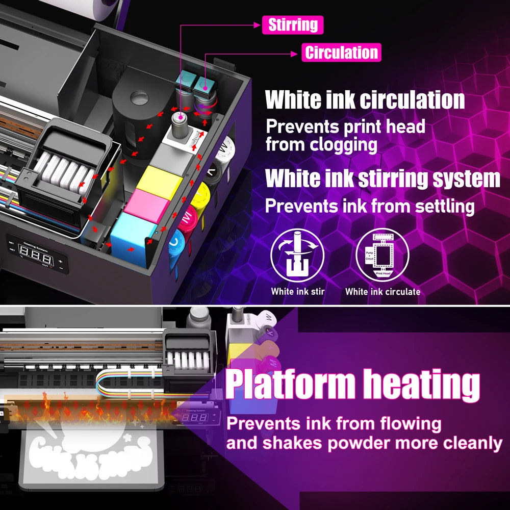 Direct To Film DTF Printer For Epson L805 Clothes Printing