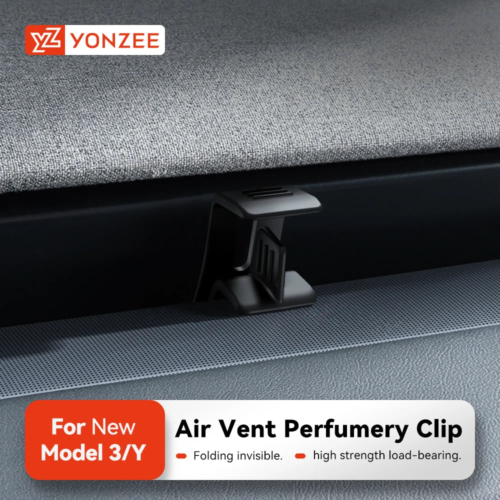 YZ Compact Air Vent Diffuser Clip for Tesla Model 3 Y Highland Juniper Mount Adapter Car Air Fresheners & Interior Upgrades
