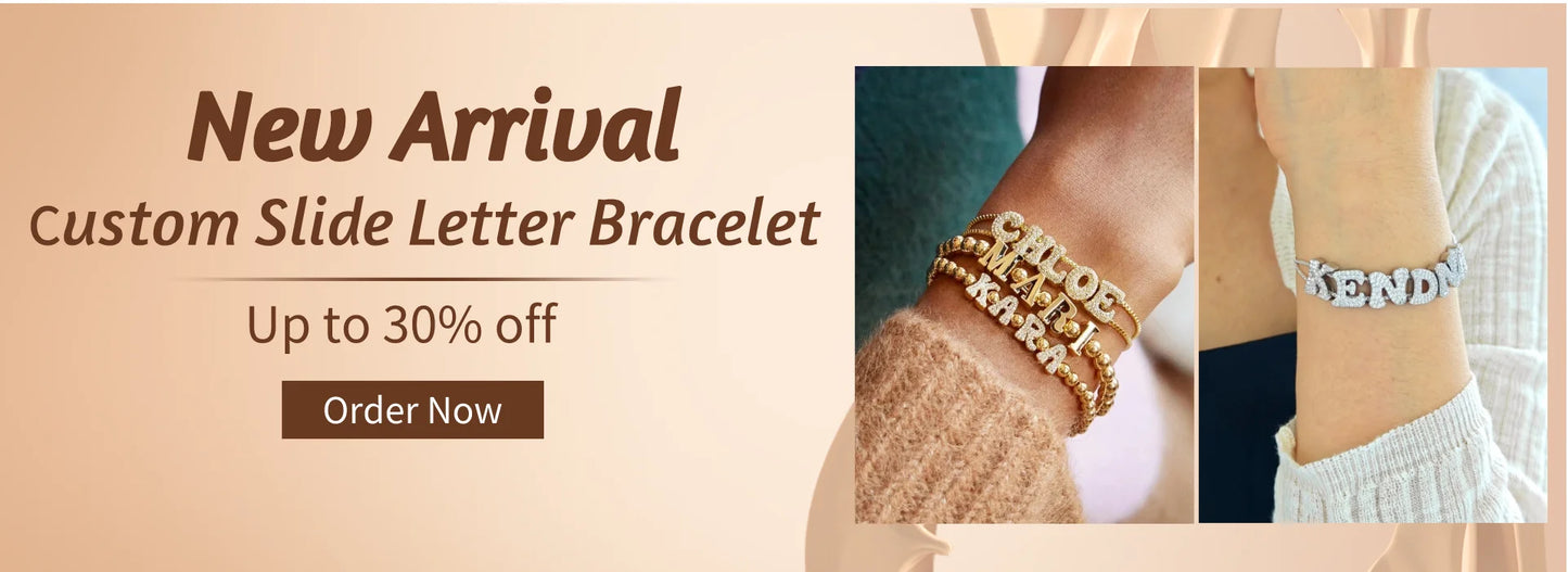 DOREMI 9mm Crystal Pendant Custom Name Pendant Necklace Personalise Zircon Letter Necklace For Women Jewelry Gift Dropshipping