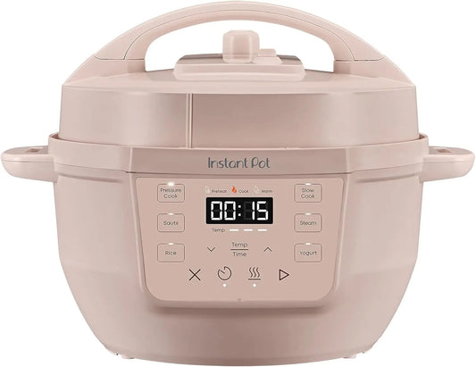 4QT RIO Mini 7-in-1 Multi-Cooker, Pressure Cooker, Slow cook, Sauté, Steam, Rice Maker, Yogurt, & Warmer, Rosewater, 4 Quarts