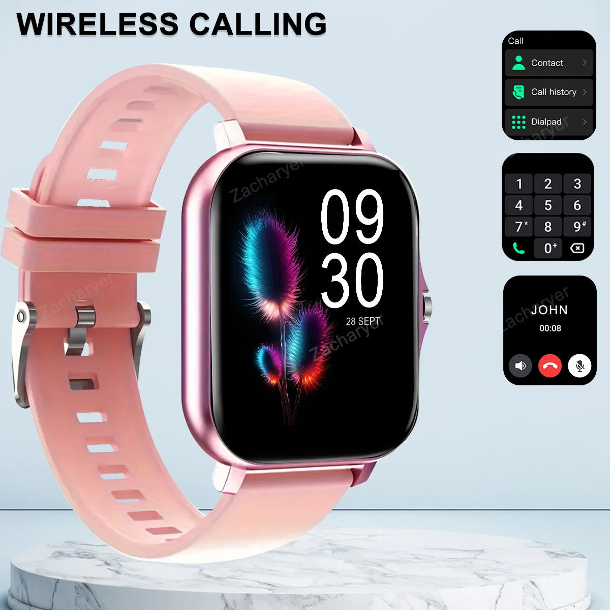 Men's wireless calling watch, sports and fitness, outdoor multiple sports modes, outdoor smartwatch