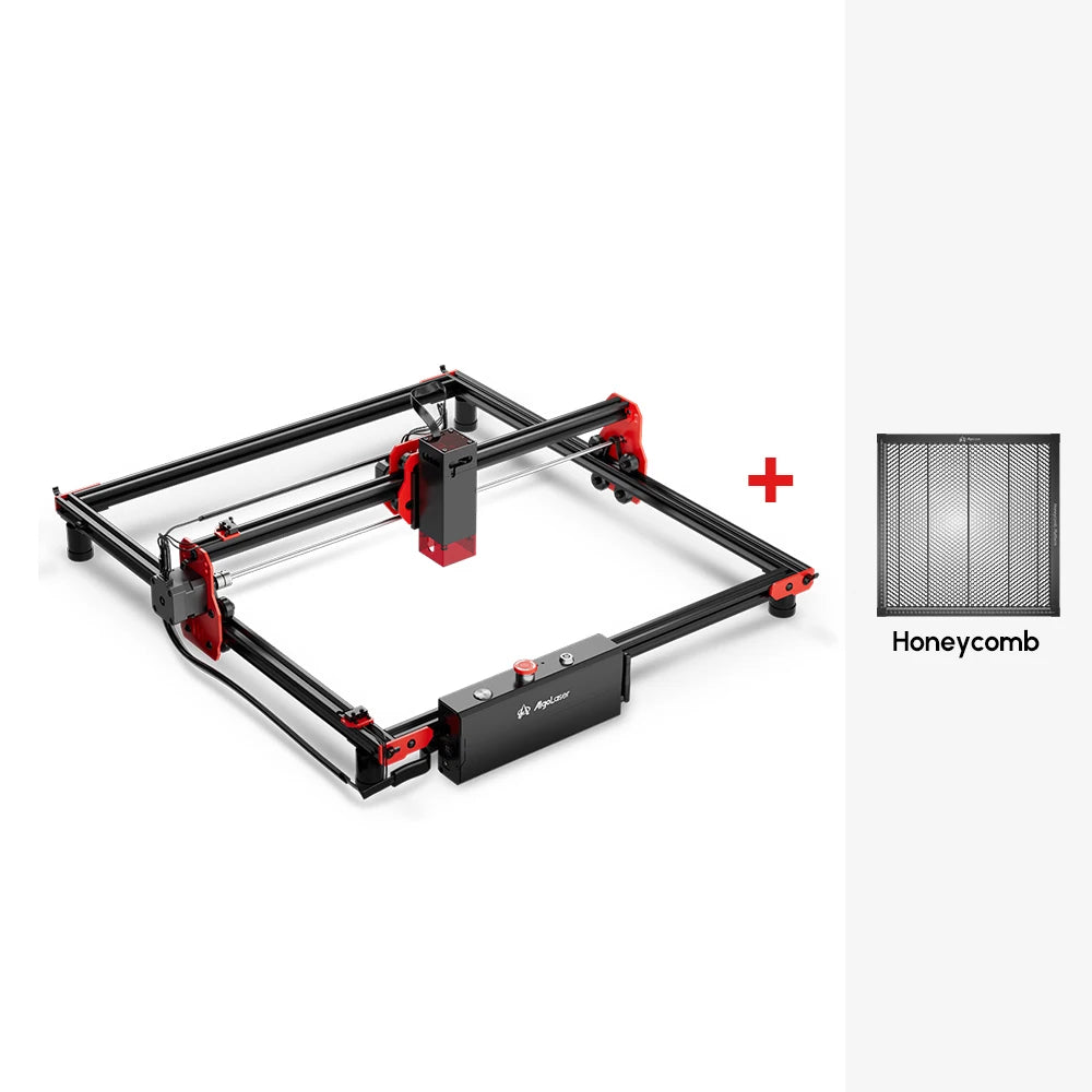 AlgoLaser Desktop Laser Engraver Y-axis Rotary Roller Engraving Cutting Cutter Machine Wood Metal Acrylic Woodworking 400x400mm