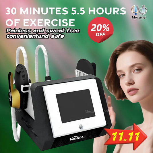 2026 MECAVIE Upgrade NEO 6500W 200HZ EMS RF Body Sculpting Slimming ABS Professional Muscle Building Machine