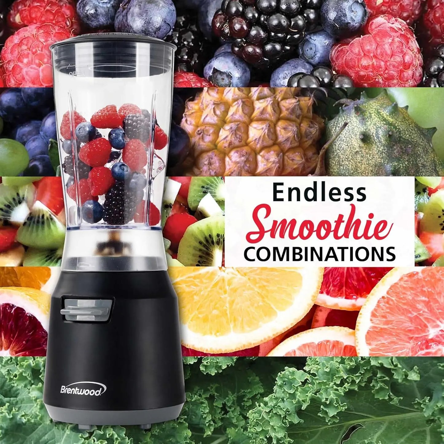GEOJUG JB-191BK 180-Watt 14-Oz. Personal Blender (Black/Gray)