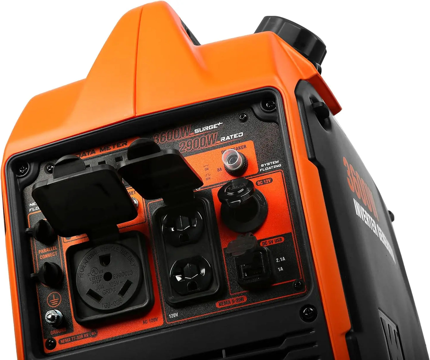 3600-Watt Portable Inverter Generator, RV-Ready, Quiet And Lightweight With Fuel Shut Off (56360i),customizable