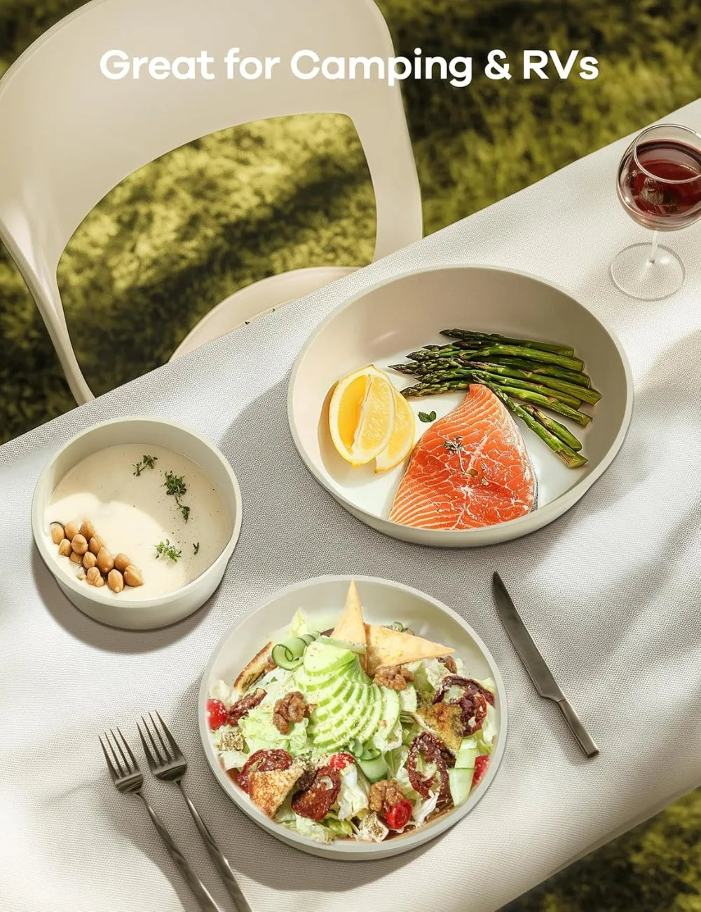 Nonstick 27 Piece Cookware Set With Detachable Handle Induction Compatible