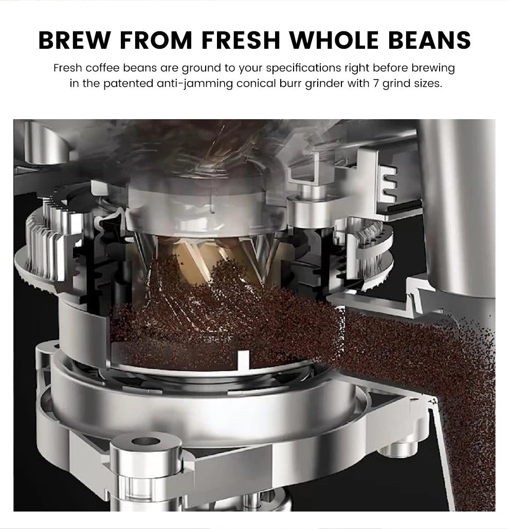 MCILPOOG M3 Automatic Espresso Coffee Machine With Milk Frother