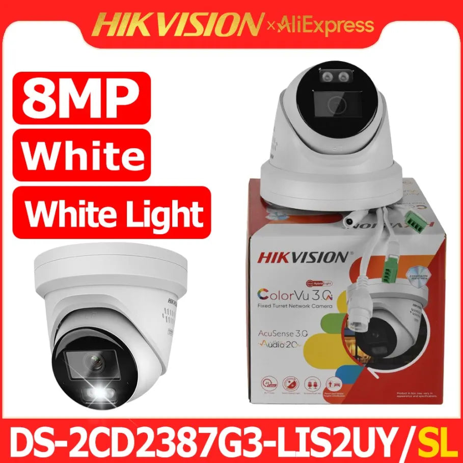 Hikvision 8MP 4K Smart IP Camera DS-2CD2387G3-LIS2UY