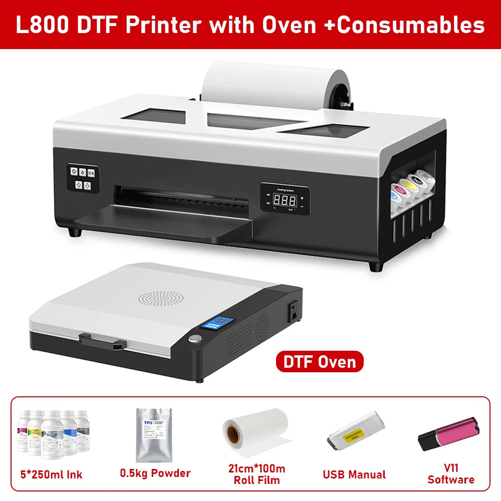 Direct To Film DTF Printer For Epson L805 Clothes Printing