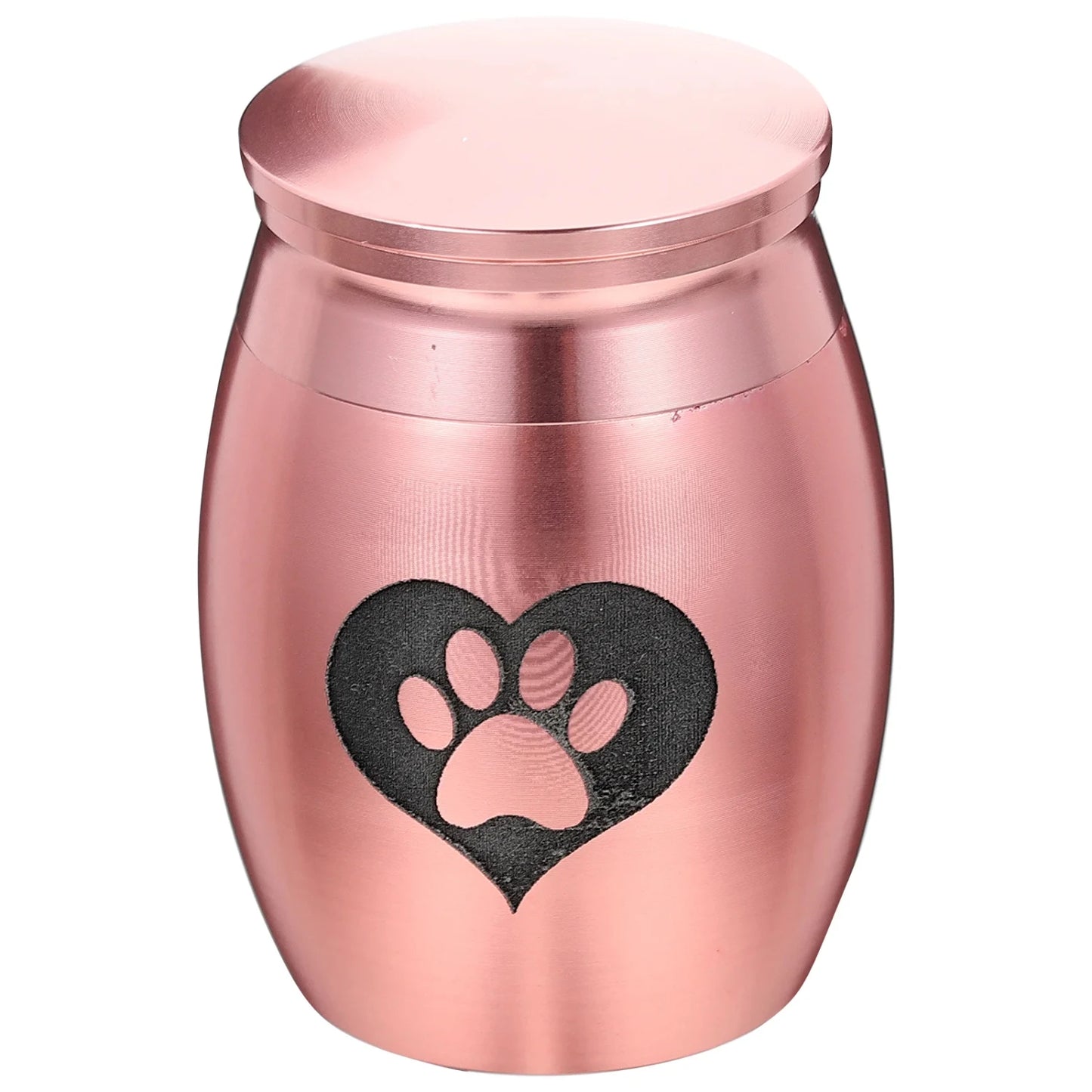 Pet Urn Accessory Lovely Pattern Cat Urns Stainless Steel Memorable Dog  Ashes