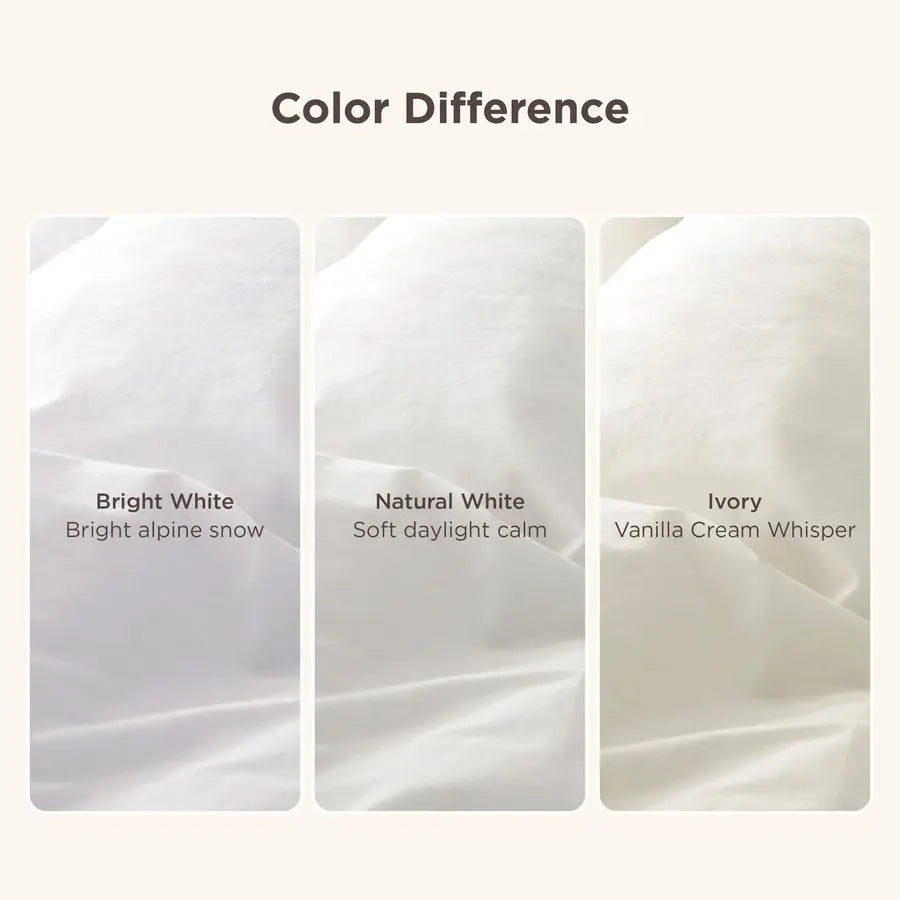 100 Washed Cotton Duvet Cover Queen Size Natural White Minimalist Cotton Duvet Cover Linen Like for All Seasons GentleSoft Plain