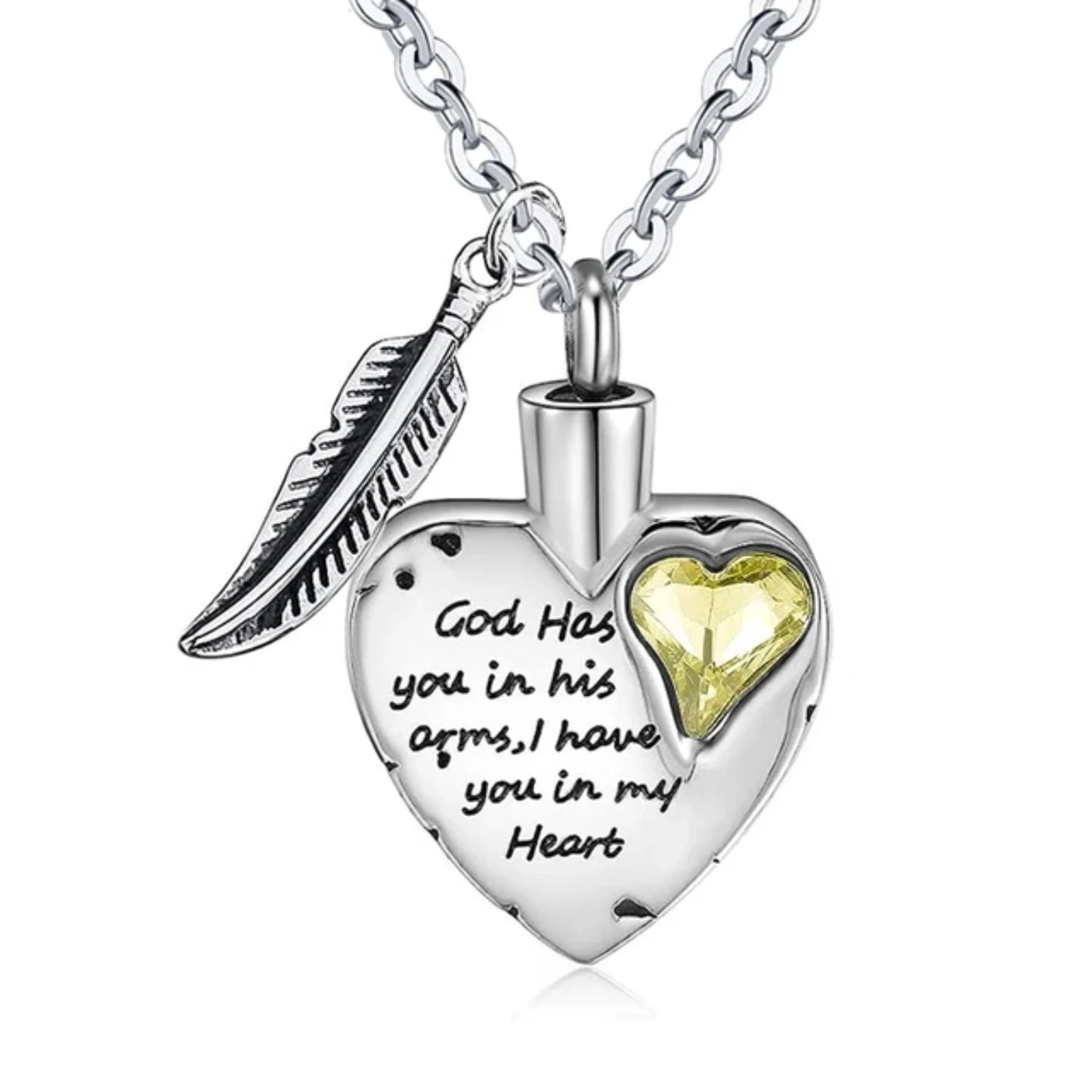 Heart Cremation Jewelry  Ashes Urn Necklace with 12Color Birthstones Ash Necklace Memorial Cremation Necklaces  Women