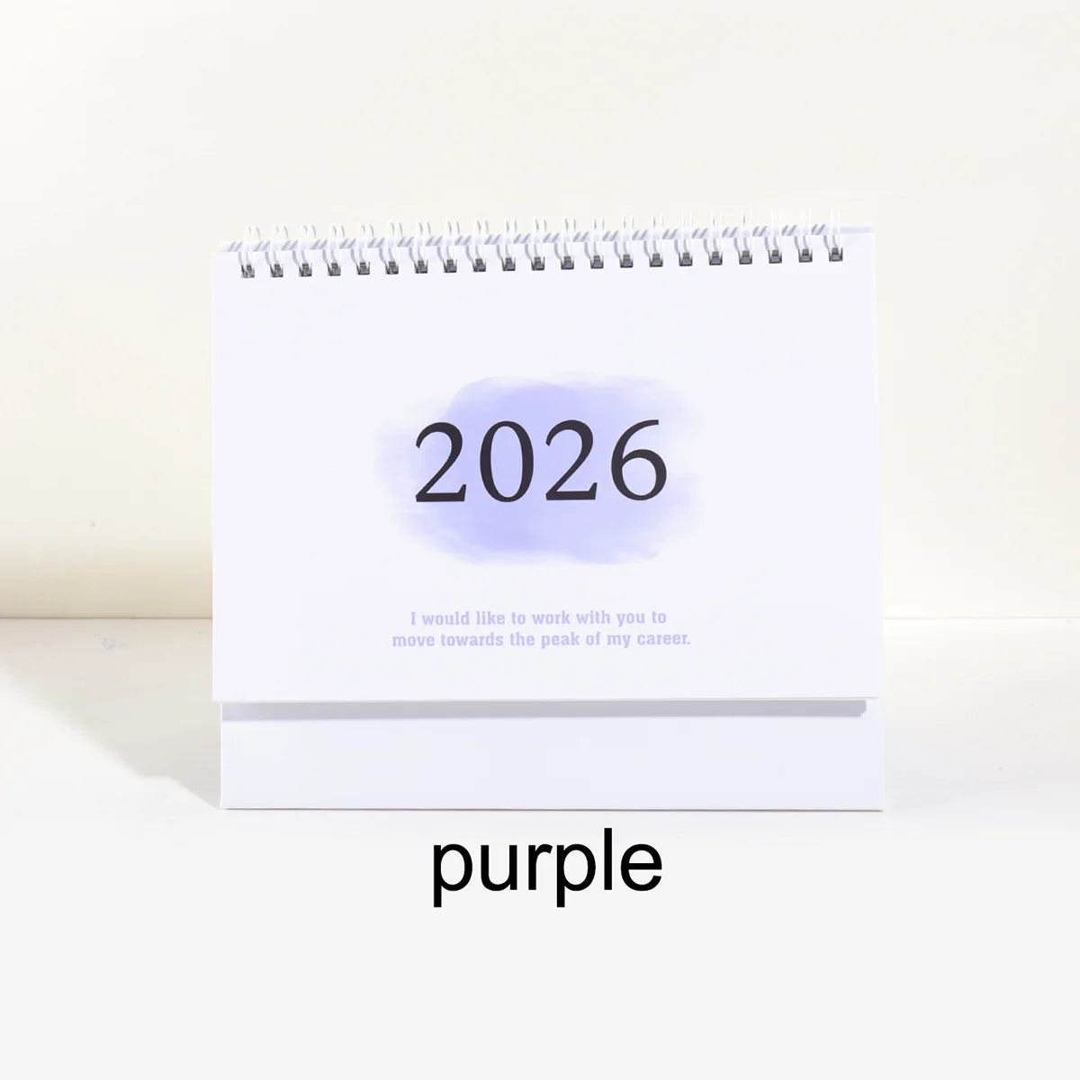 1 pc New 2026 Monthly Desktop Calendar, Portable Foldable, Back Memo, School Office Desktop & Holiday Decoration, Home Essential