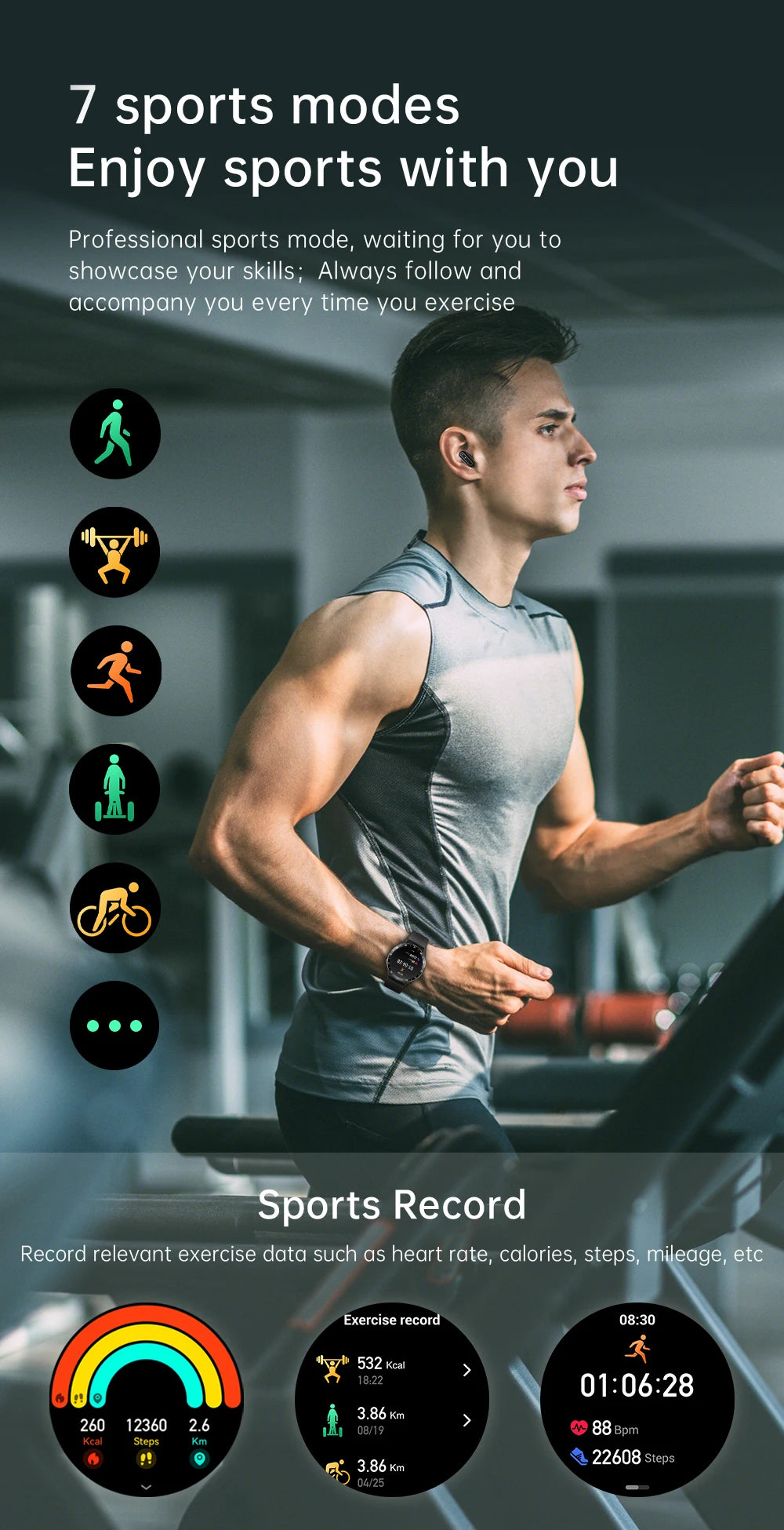 2024 New Bluetooth Call Smart Watch High end Men's Multi sport Mode NFCIP67 Waterproof Fitness Women's Smart Electronic Watch